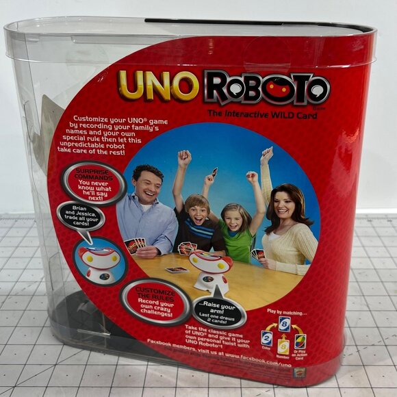 Mattel Uno Roboto Interactive Card Game 40th Anniversary Edition NIB - Picture 5 of 10